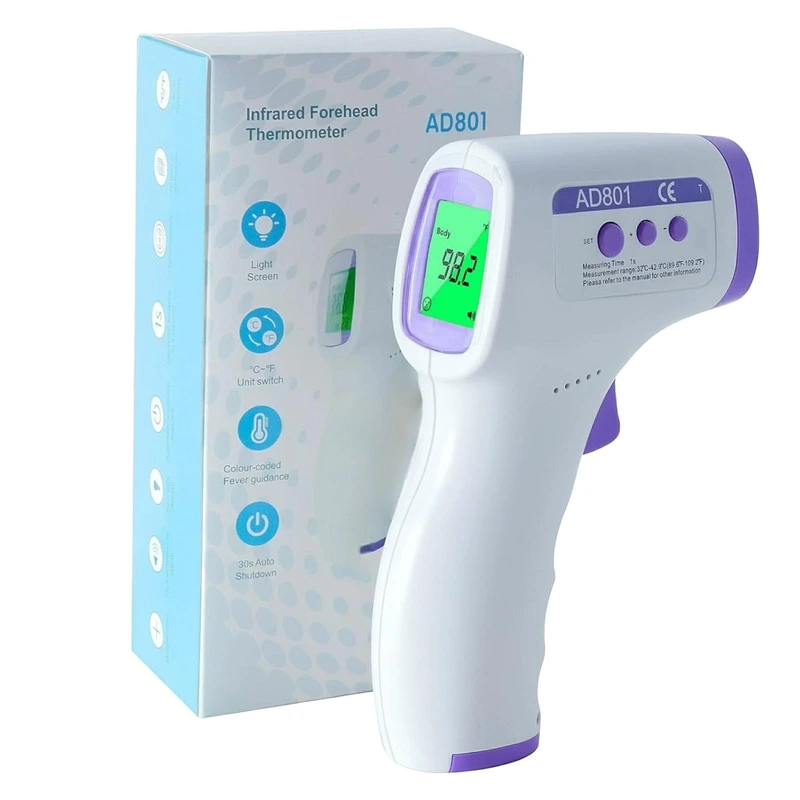 تب سنج لیزری دیجیتال مدل AD801 غیر تماسی